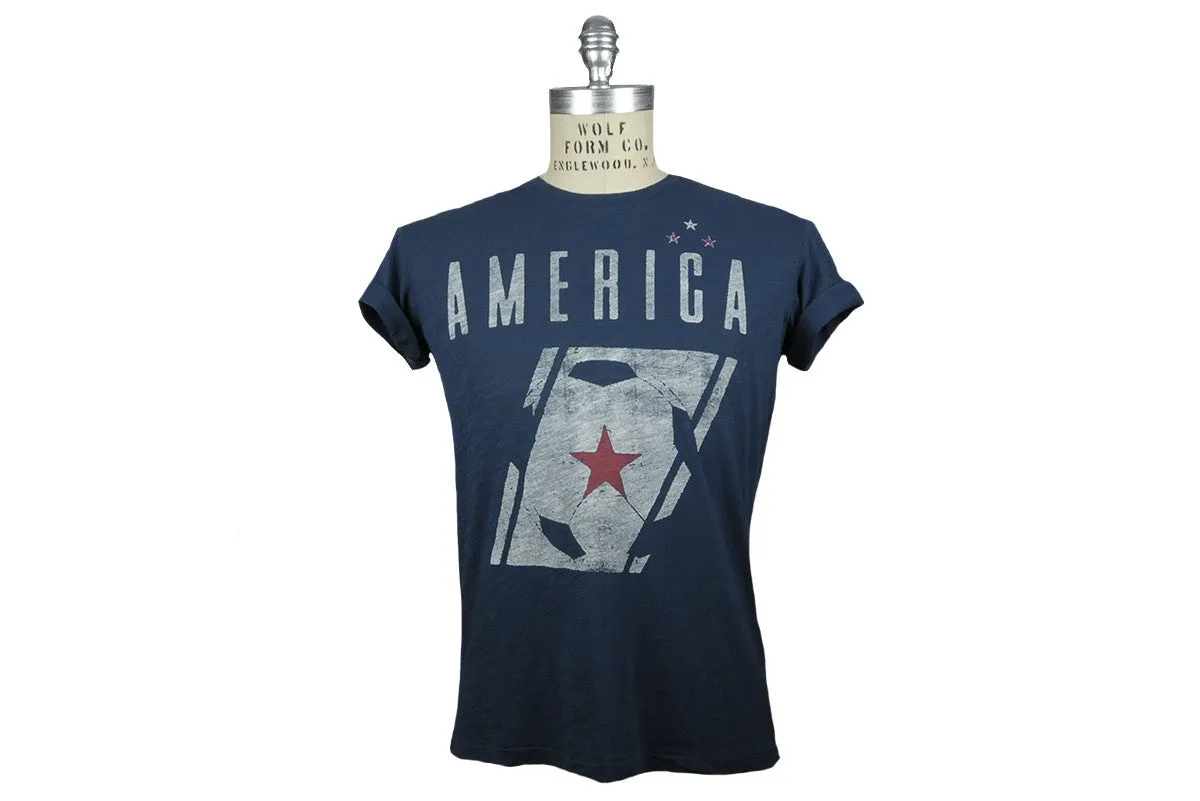 SOL ANGELES-USA World Cup Tee (Navy Melange)