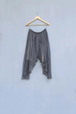 Urvashi Kaur   I   Gazania  DENOTE PANTS  Hand Spun Cotton slate TESSELLATE- 117