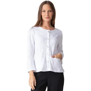 Women's Habitat Sunburst Peplum Swing Jacket White