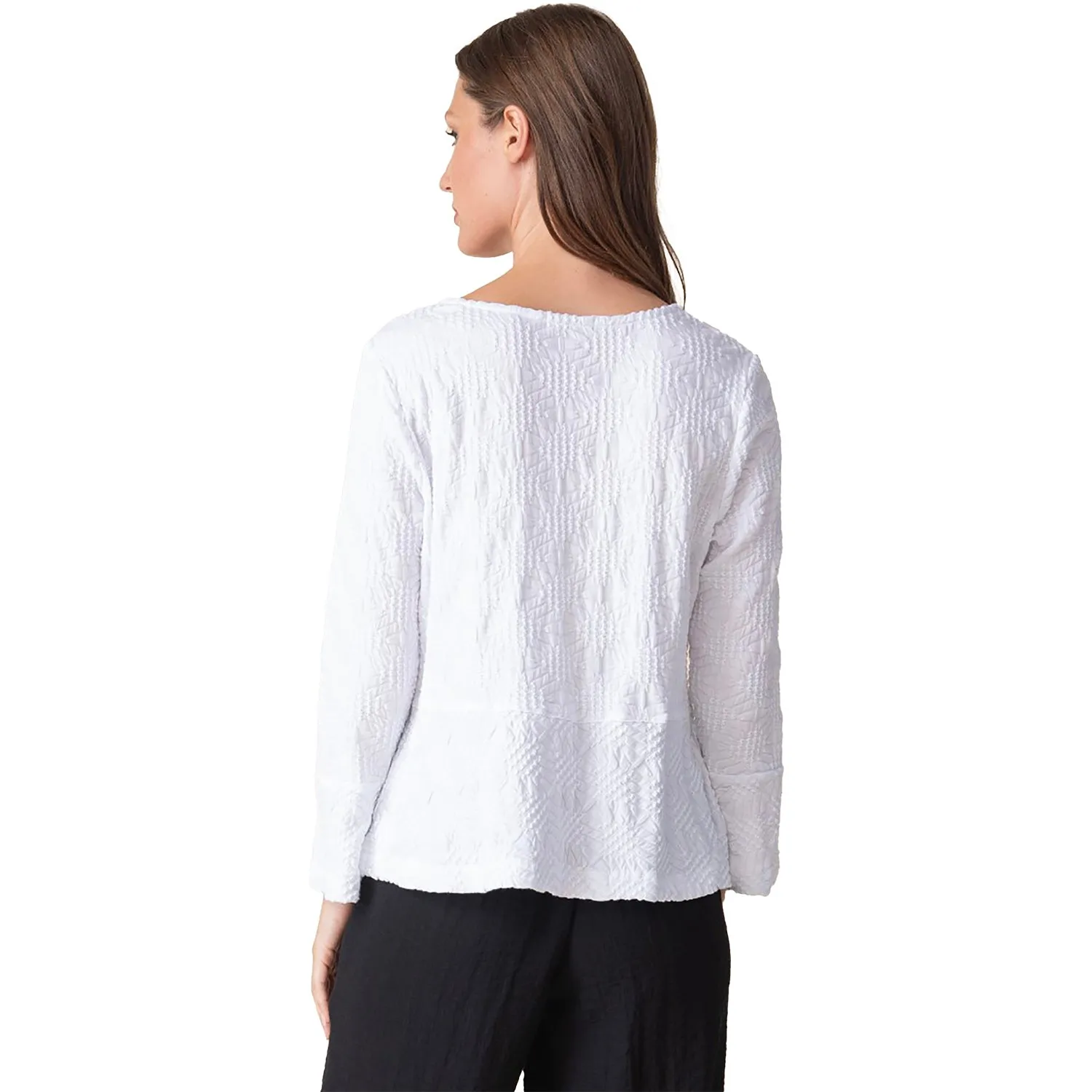 Women's Habitat Sunburst Peplum Swing Jacket White